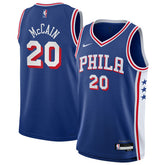 Nike - Jared McCain Philadelphia 76ers Youth Swingman Jersey - Icon Edition - Royal