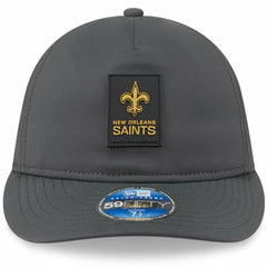 New Orleans Saints New Era 2025 Sideline Cold Weather Retro Crown 59FIFTY Fitted Hat Charcoal - NFL