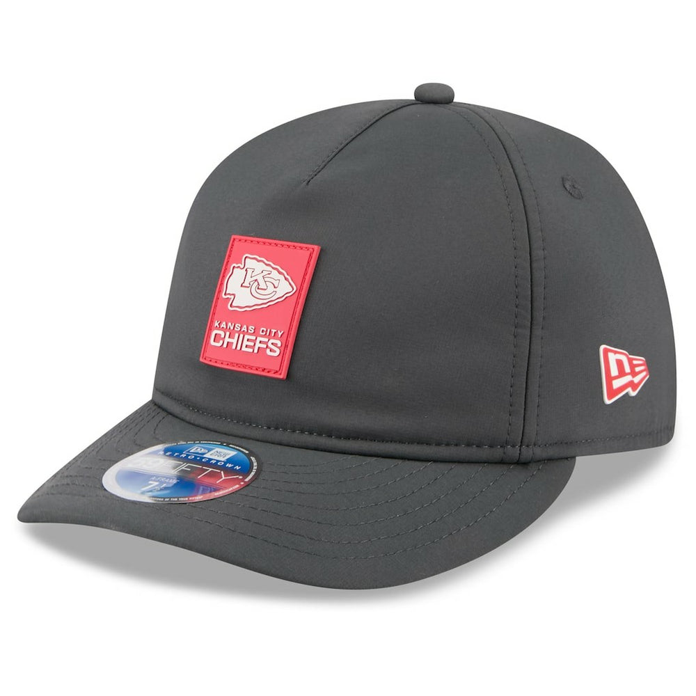 Kansas City Chiefs New Era 2025 Sideline Cold Weather Retro Crown 59FIFTY Fitted Hat Charcoal - NFL