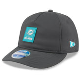 Miami Dolphins New Era 2025 Sideline Cold Weather Retro Crown 59FIFTY Fitted Hat Charcoal - NFL