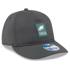 Philadelphia Eagles New Era 2025 Sideline Cold Weather Retro Crown 59FIFTY Fitted Hat Charcoal - NFL