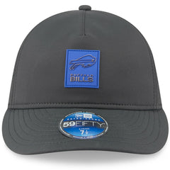 Buffalo Bills New Era 2025 Sideline Cold Weather Retro Crown 59FIFTY Fitted Hat Charcoal - NFL