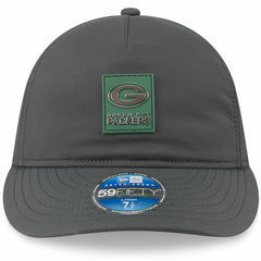 Green Bay Packers New Era 2025 Sideline Cold Weather Retro Crown 59FIFTY Fitted Hat Charcoal - NFL