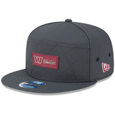 Washington Commanders New Era 2025 Sideline Cold Weather Split Panel 9FIFTY Snapback Hat Charcoal - NFL