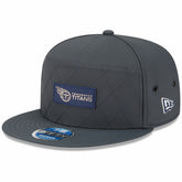 Tennessee Titans New Era 2025 Sideline Cold Weather Split Panel 9FIFTY Snapback Hat Charcoal - NFL