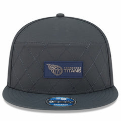 Tennessee Titans New Era 2025 Sideline Cold Weather Split Panel 9FIFTY Snapback Hat Charcoal - NFL