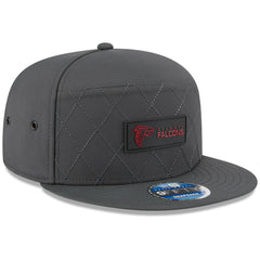 Atlanta Falcons New Era 2025 Sideline Cold Weather Split Panel 9FIFTY Snapback Hat Charcoal - NFL