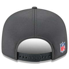 Atlanta Falcons New Era 2025 Sideline Cold Weather Split Panel 9FIFTY Snapback Hat Charcoal - NFL