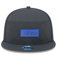 Buffalo Bills New Era 2025 Sideline Cold Weather Split Panel 9FIFTY Snapback Hat Charcoal - NFL