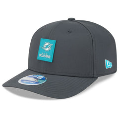 Miami Dolphins New Era 2025 Sideline Cold Weather 9SEVENTY Adjustable Hat Charcoal - NFL