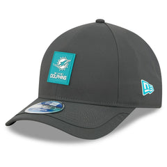 Miami Dolphins New Era 2025 Sideline Cold Weather 9FORTY M-Crown Adjustable Hat Charcoal - NFL
