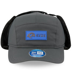 Los Angeles Rams New Era 2025 Sideline Cold Weather Runner Dog Ear Adjustable Hat Charcoal - NFL