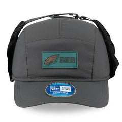Philadelphia Eagles New Era 2025 Sideline Cold Weather Runner Dog Ear Adjustable Hat Charcoal - NFL