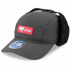 Tampa Bay Buccaneers New Era 2025 Sideline Cold Weather Runner Dog Ear Adjustable Hat Charcoal - NFL