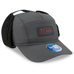 Atlanta Falcons New Era 2025 Sideline Cold Weather Runner Dog Ear Adjustable Hat Charcoal - NFL