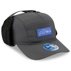 Buffalo Bills New Era 2025 Sideline Cold Weather Runner Dog Ear Adjustable Hat Charcoal - NFL