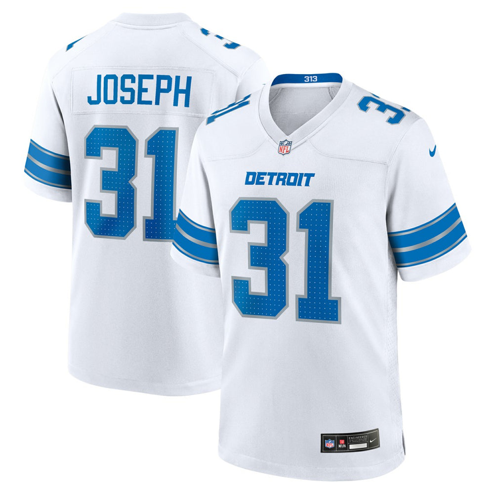 Kerby Joseph Detroit Lions Game Jersey White - Nike