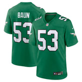 Zack Baun Philadelphia Eagles Alternate Game Jersey Kelly Green - Nike