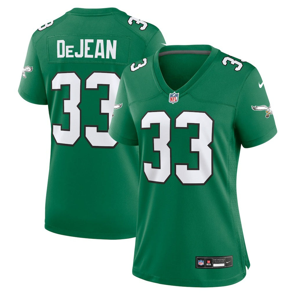 Cooper DeJean Philadelphia Eagles Women's Alternate Game Jersey Kelly Green - Nike
