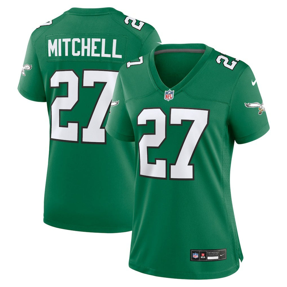 Quinyon Mitchell Philadelphia Eagles Women's Alternate Game Jersey Kelly Green - Nike