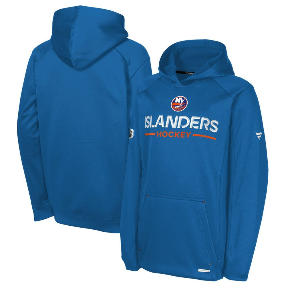 New York Islanders - Fanatics Youth Authentic Pro Rink Raglan Hoodie Royal
