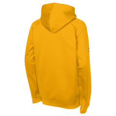 Nashville Predators - Fanatics Youth Authentic Pro Rink Raglan Hoodie Gold