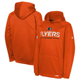 Philadelphia Flyers - Fanatics Youth Authentic Pro Rink Raglan Hoodie Orange