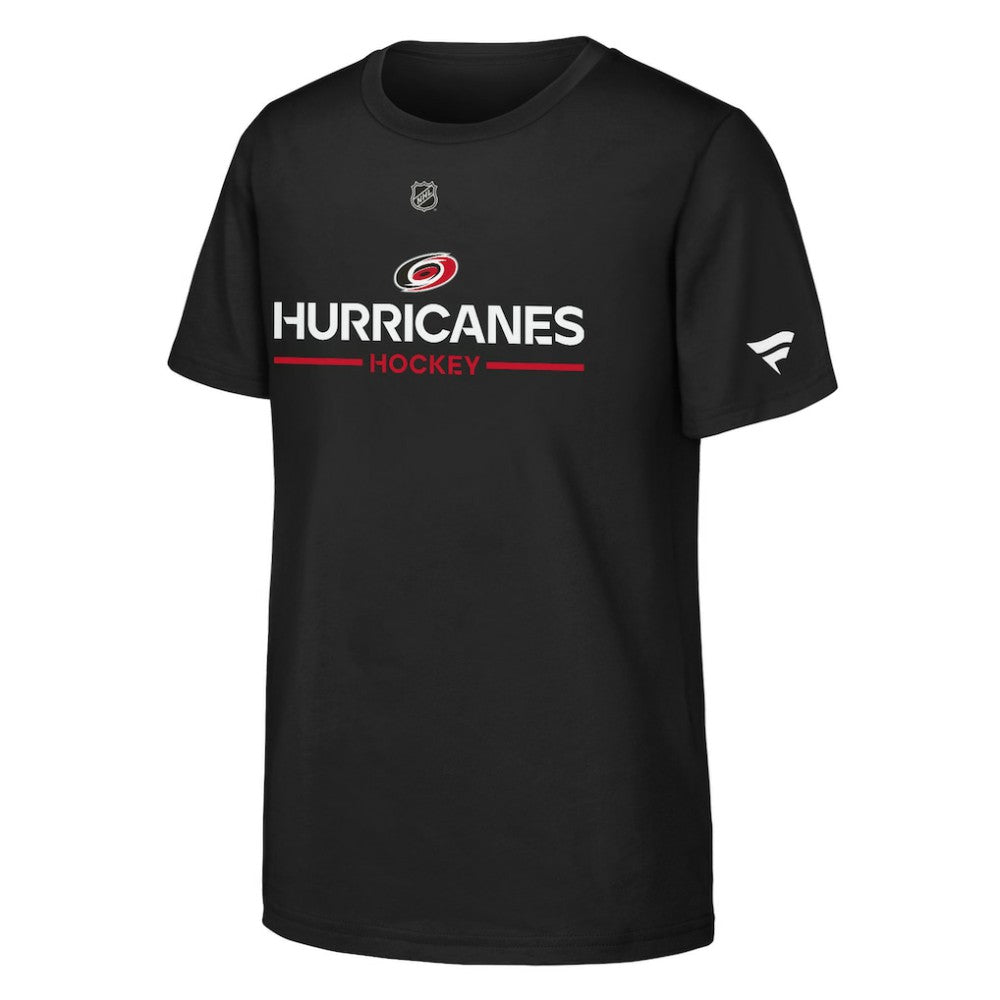 Carolina Hurricanes - Fanatics Youth Authentic Pro Wordmark T-Shirt Black