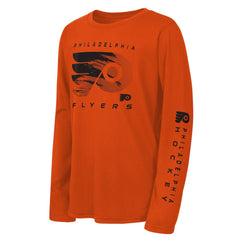 Philadelphia Flyers - Outerstuff Youth Seize the Win Long Sleeve T-Shirt Orange