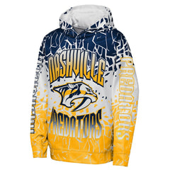 Nashville Predators - Outerstuff Youth Frozen Frenzy Hoodie Navy