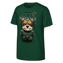 Minnesota Wild - Outerstuff Youth Mascot Highlight T-Shirt Green
