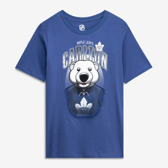 Toronto Maple Leafs - Outerstuff Youth Mascot Highlight T-Shirt Blue