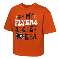 Philadelphia Flyers - Outerstuff Girls Youth In My Era Boxy T-Shirt Orange