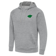 Minnesota Wild - Antigua St. Patrick's Day Victory Pullover Hoodie Heather Gray