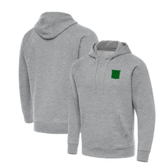 New York Rangers Antigua St. Patrick's Day Victory Pullover Hoodie Heather Gray