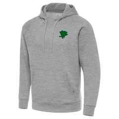 Pittsburgh Penguins Antigua St. Patrick's Day Victory Pullover Hoodie Heather Gray