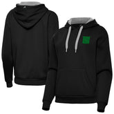 New York Rangers Antigua Women's St. Patrick's Day Victory Pullover Hoodie Black
