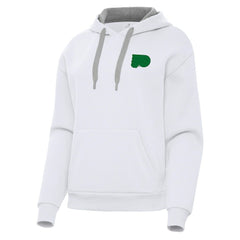Philadelphia Flyers - Antigua Women's St. Patrick's Day Victory Pullover Hoodie White