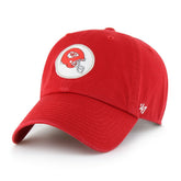 Kansas City Chiefs '47 Hard Hat Clean Up Adjustable Hat Red - 47 brand