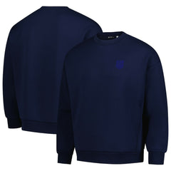 USMNT Levelwear Luxe Signature Lineage Tri-Blend Pullover Sweatshirt - Navy