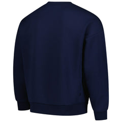 USMNT Levelwear Luxe Signature Lineage Tri-Blend Pullover Sweatshirt - Navy