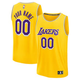 Fanatics - Los Angeles Lakers Youth Custom Fastbreak Jersey - Icon - Gold