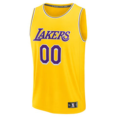Fanatics - Los Angeles Lakers Youth Custom Fastbreak Jersey - Icon - Gold