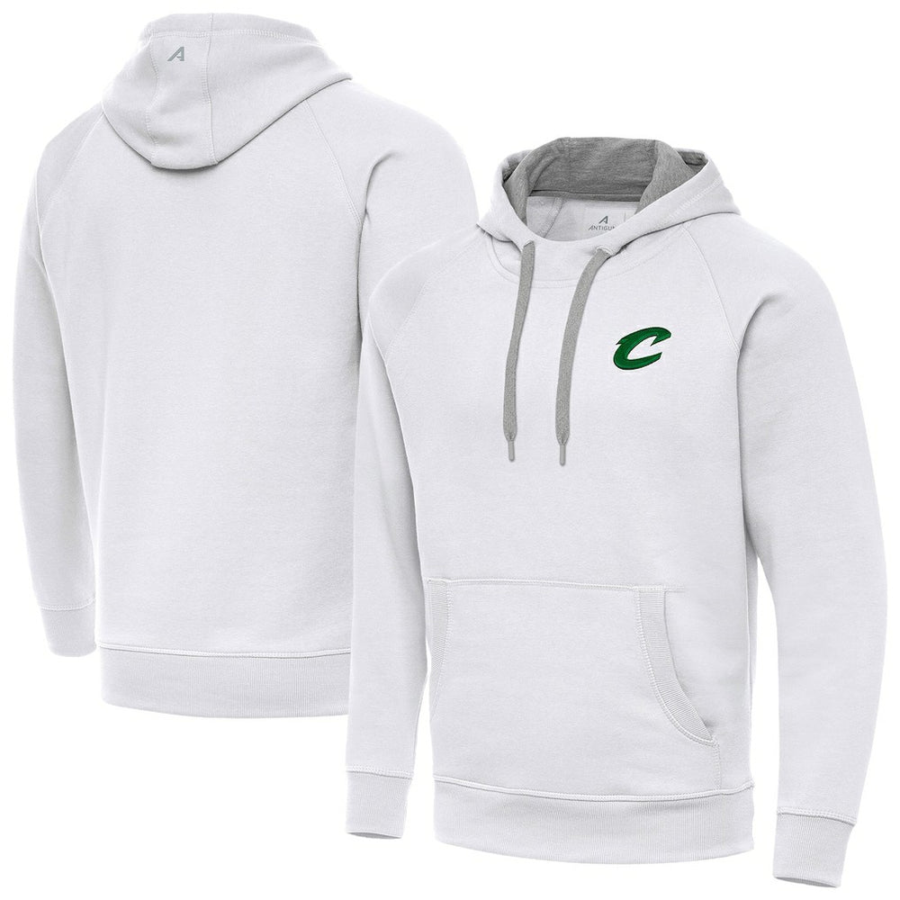 NBA - Cleveland Cavaliers Antigua St. Patrick's Day Victory Raglan Pullover Hoodie - White