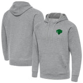 NBA - New York Knicks Antigua St. Patrick's Day Victory Raglan Pullover Hoodie - Heather Gray