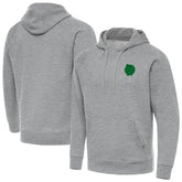 NBA - Boston Celtics Antigua St. Patrick's Day Victory Raglan Pullover Hoodie - Heather Gray