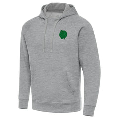 NBA - Boston Celtics Antigua St. Patrick's Day Victory Raglan Pullover Hoodie - Heather Gray