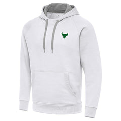 NBA - Chicago Bulls Antigua St. Patrick's Day Victory Raglan Pullover Hoodie - White