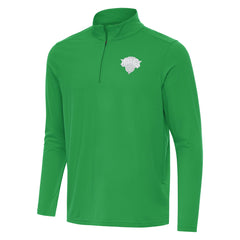 NBA - New York Knicks Antigua St. Patrick's Day Intent Quarter-Zip Jacket - Kelly Green