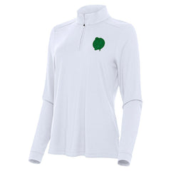 NBA - Boston Celtics Antigua Women's St. Patrick's Day Intent Quarter-Zip Top - White